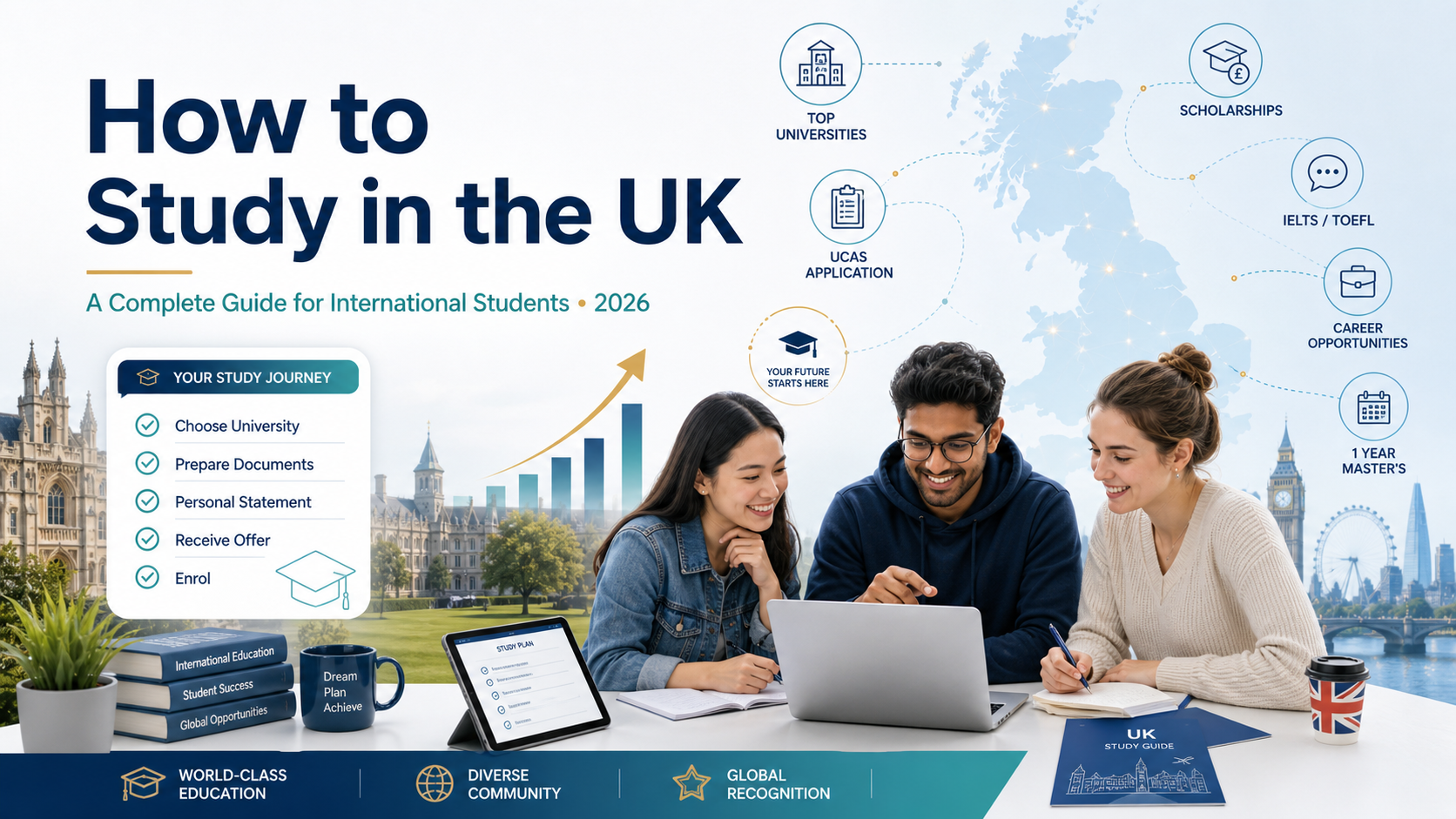 How to Study in the UK: A Complete Guide for International Students (2026)