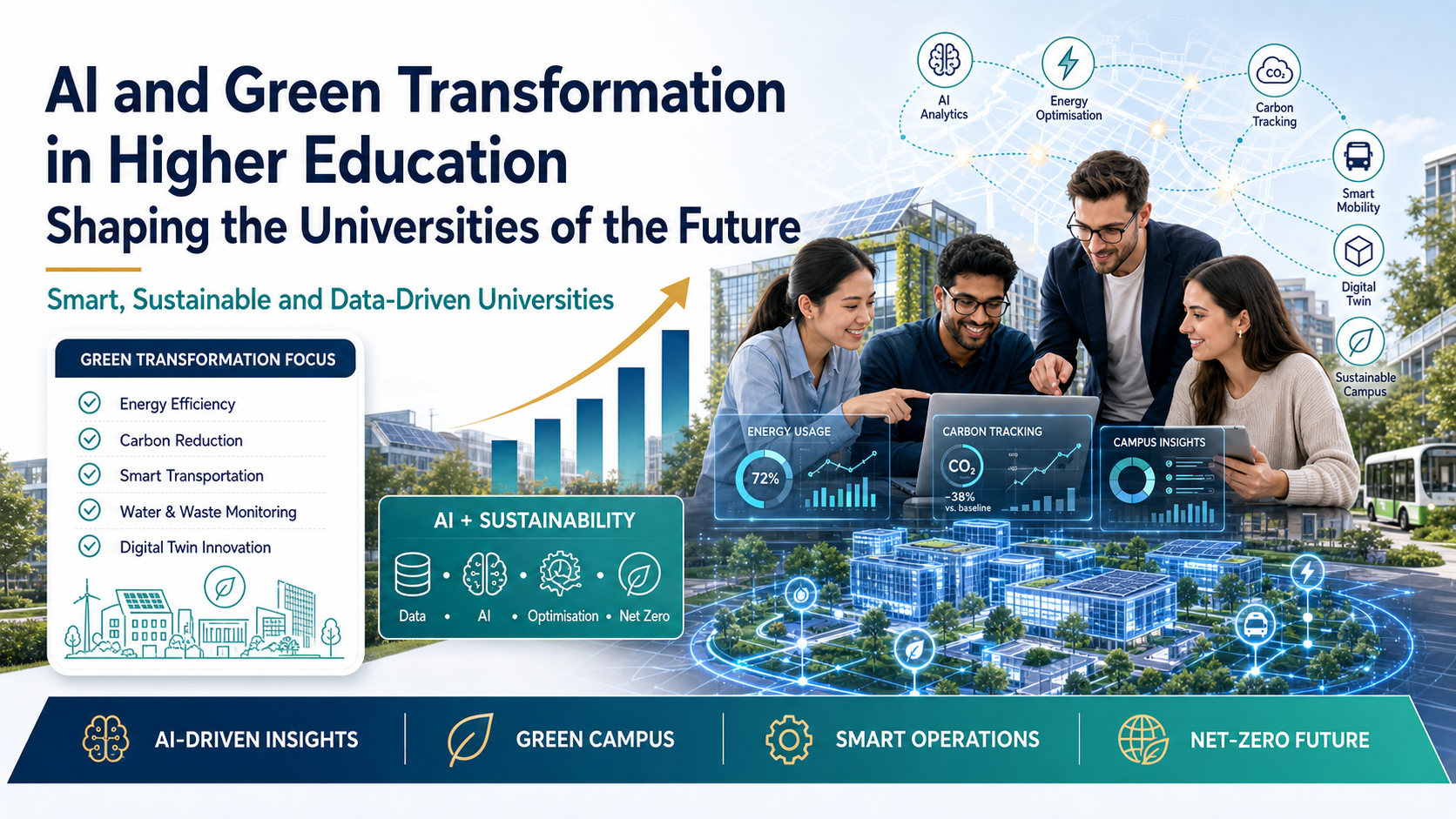 AI and Green Transformation in Higher Education: Shaping the Universities of the Future